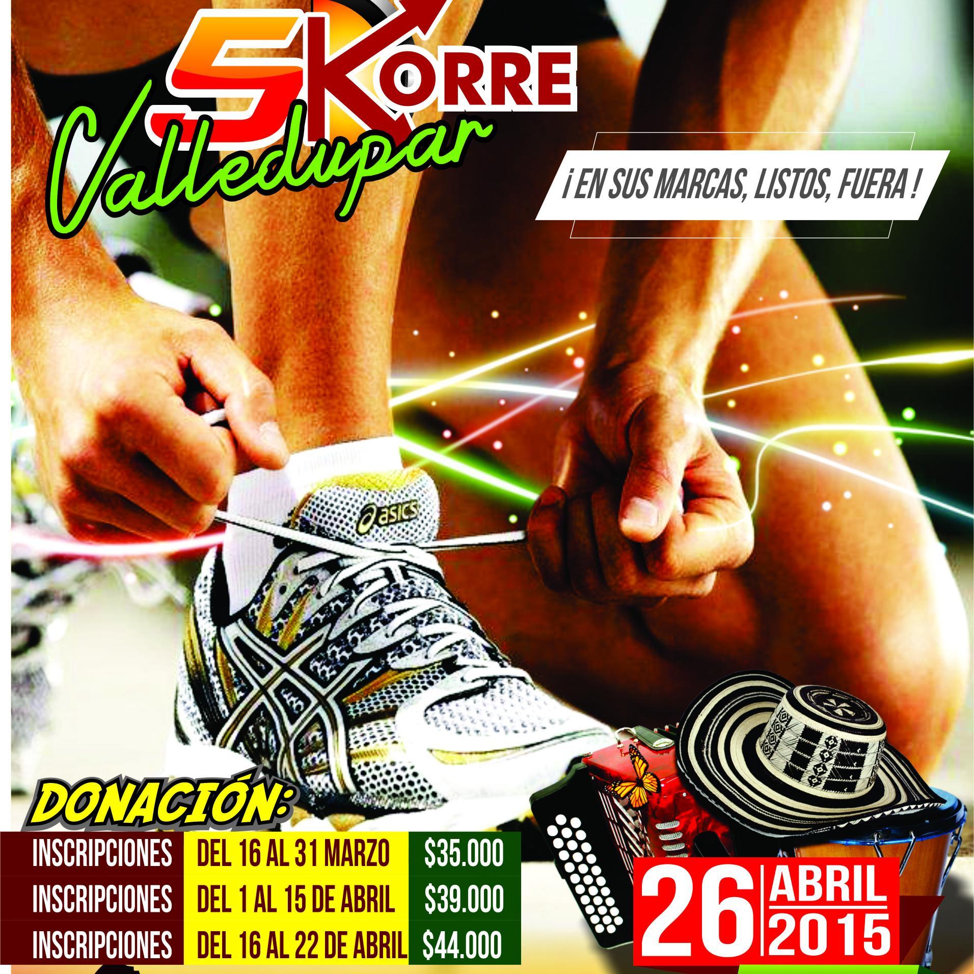 Somos El primer evento deportivo del Festival Vallenato.                                                   abril 26 - 4:00 pm