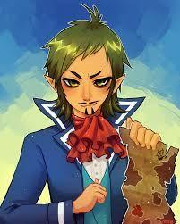 The name's Linebeck! I'm a real man of the sea. Impressive, huh? {Post Phantom Hourglass}