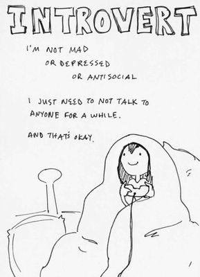 The deep unexpected thoughts of an alienated introverted mind.