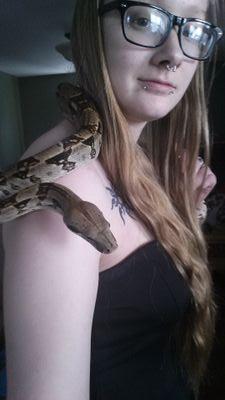 GGTwentyFive's profile picture. Mom of two snakes and a cat. My life revolves around them, art, tattoos and piercings. Tumblr is my best friend.