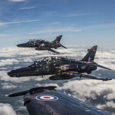 Flying with the callsign 'Ninja' the Hawk T2 Role Demonstration will showcase RAF fast jet flying training. #TeamNinja