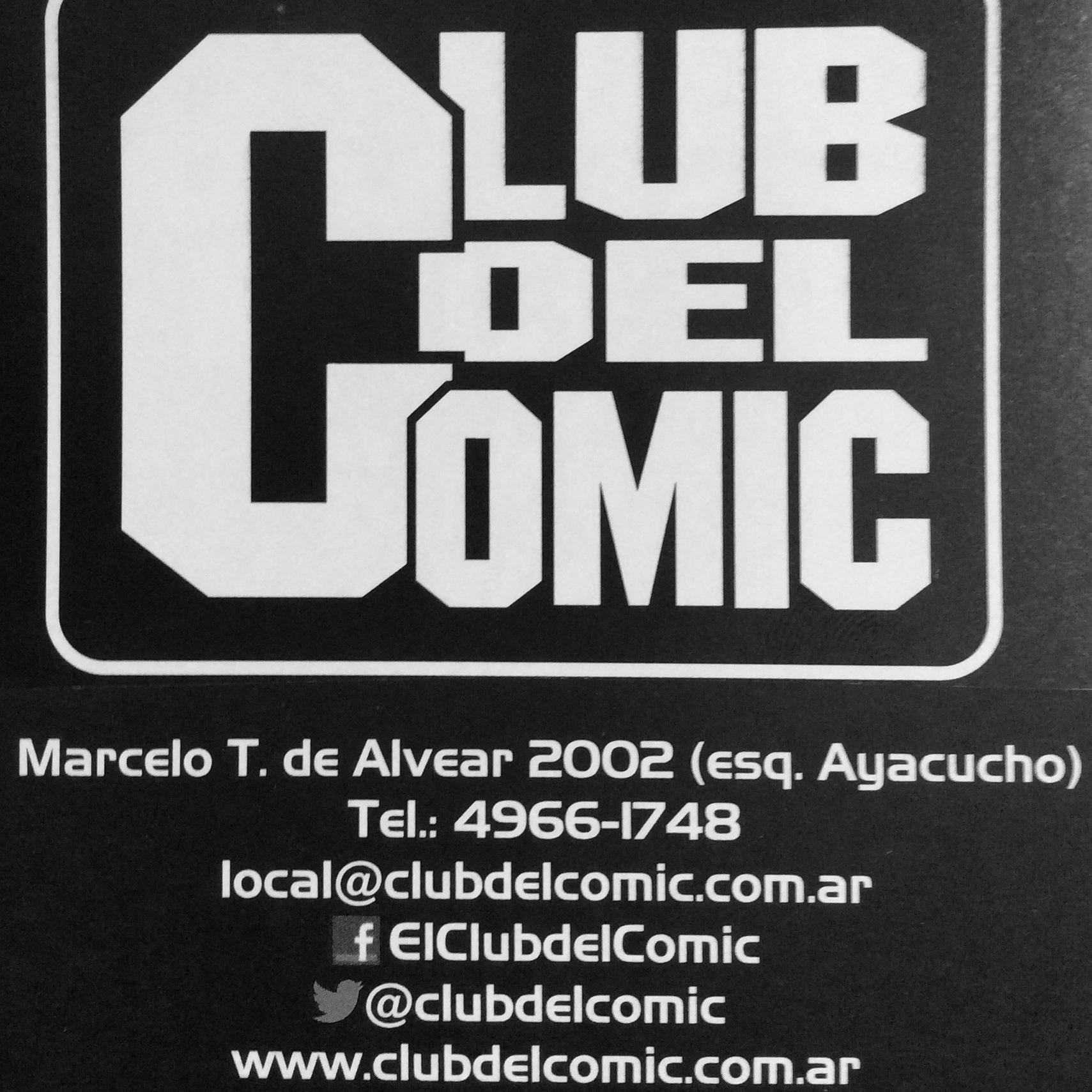 Marcelo T. de Alvear 2002, CABA. Hacemos envios a todo el país. Tel: 4966-1748. clubdelcomicmarcelot@gmail.com Podés comprar a través de nuestra web.