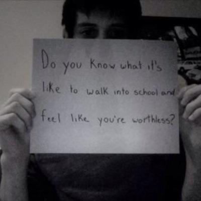I'm just another anonymous face that you'll never know.. struggling, but living.