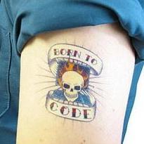 public PassionateDeveloper { public string Code(); private void Wank(); }