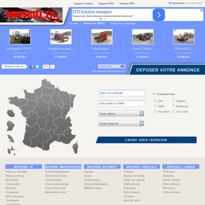 Site d'annonces sur internet de #Matériel de #Travaux Public / #Agricole / #Manutention & #Transport