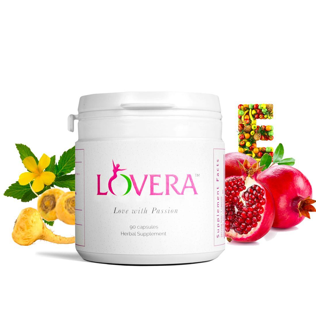 LOVERA™ is an all natural supplement that balances hormonal levels, relieves menopause symptoms, and enhances passion and desire.