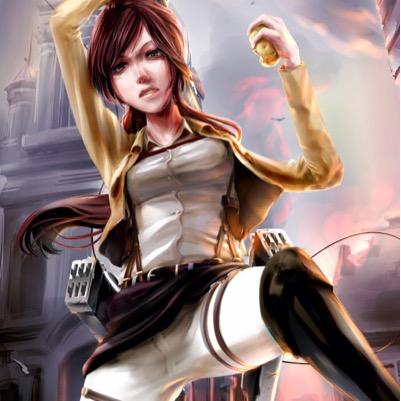 The name is Sasha aka Potato girl / Connie is my best friend / Passion for food / Secret crush on captain Levi / Detailed RP.
