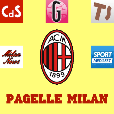 Per ogni partita le pagelle del Milan da: La Gazzetta Dello Sport, Corriere Dello Sport, TuttoSport, Milan News e Sport Mediaset.