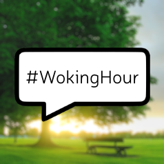 Get involved in Woking Hour by including #WokingHour in your Tweets between 8 and 9pm on Wednesdays. Aiming to unite #Woking for an hour each week.