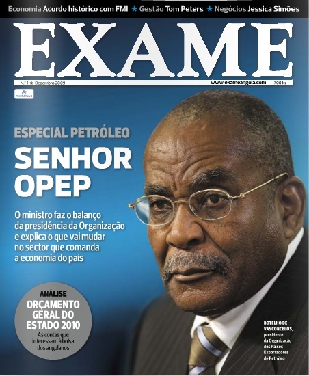 O primeiro número da revista EXAME, líder de mercado no Brasil e em Portugal, foi lançado em Angola no dia 11 de Dezembro.
info@exameangola.com