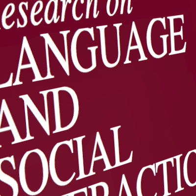 Research on Language and Social Interaction - an international journal featuring work on language as it's used. Tweets by @charles_antaki, Editor.