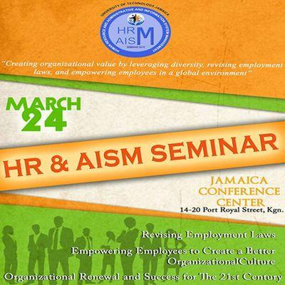 The Official HR/AISM Seminar 2015 Twitter Page