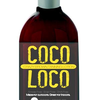 COCO LOCO Crazy Brown Tanning Lotion Our Secret Island Recipe gets you DARKER, FASTER, LONGER!!! Coconut Scent
