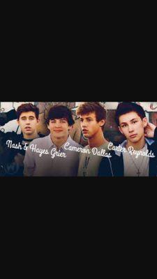 I love Nash,Hayes,Carter,Cameron,Shawn,Matt, and Jack and Jack. They are what keeps my life going and I really wish that one day I will get to meet them all!!!!