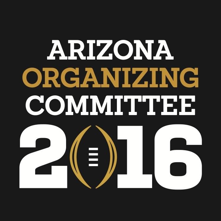 The Arizona Organizing Committee is responsible for hosting the 2016 @CFBPlayoff National Championship. #AZChampGame