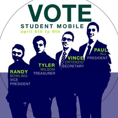 Student Mobile party is comprised of four individuals that will work towards covering all student needs at Cleveland State University. #RaisingTheBar #elections