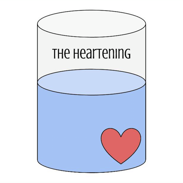 The Heartening is a group working toward partnering with industry leaders to establish a one-for-one filtered water bottle program to benefit the homeless.