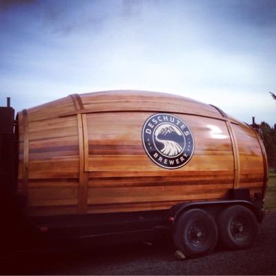 Deschutes Brewery's good-times-on-wheels mobile bar pouring damn tasty beer for thirsty individuals at an event near you. ig: dbwoody fb: /DeschutesWoody