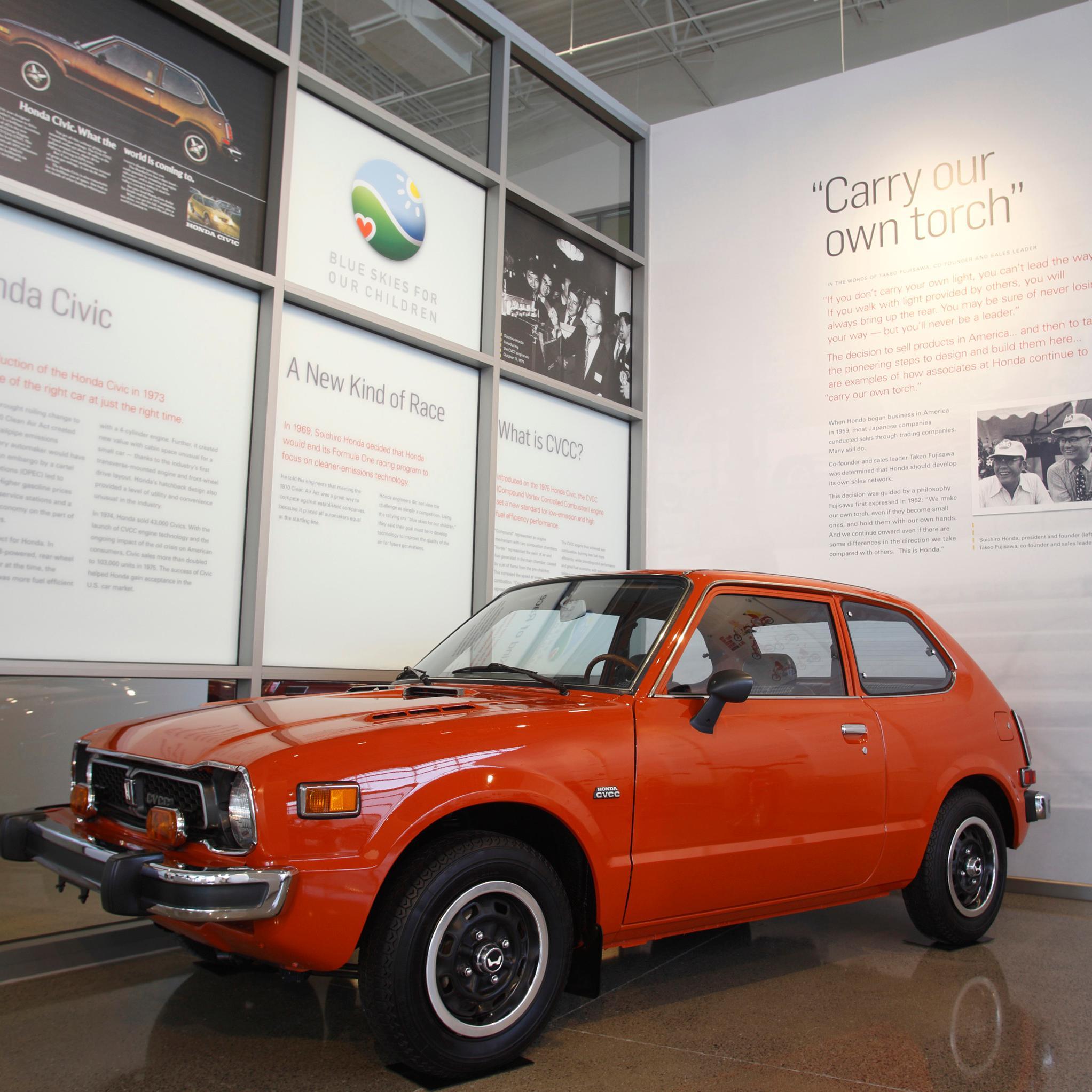 Free museum showcasing Honda's rich history in North America. Please visit our website for hours and information.