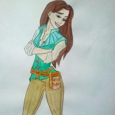 Flora Here. Eugiene's younger sister, and the sister in-law of Rapunzel. I enjoy stealing (I take after my brother) and I don't sing. {#GenderBend #RP #Disney}