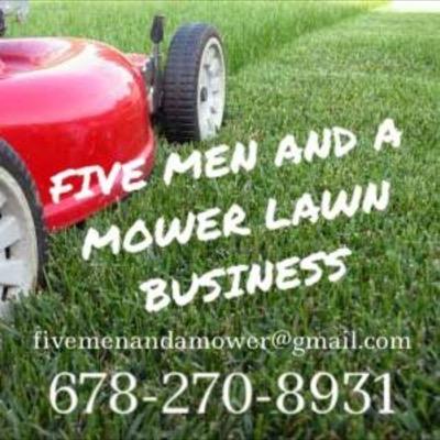 email us for rates today! fivemenandamower@gmail.com