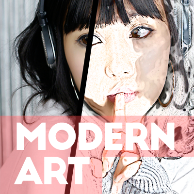 #Design your own #ModernArt paint from a #photo exclusive on #Fiverr made by @officialtrento