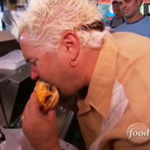 I'm Guy Fieri and we're rollin out. Guy Fieri tries and reviews fast food items.