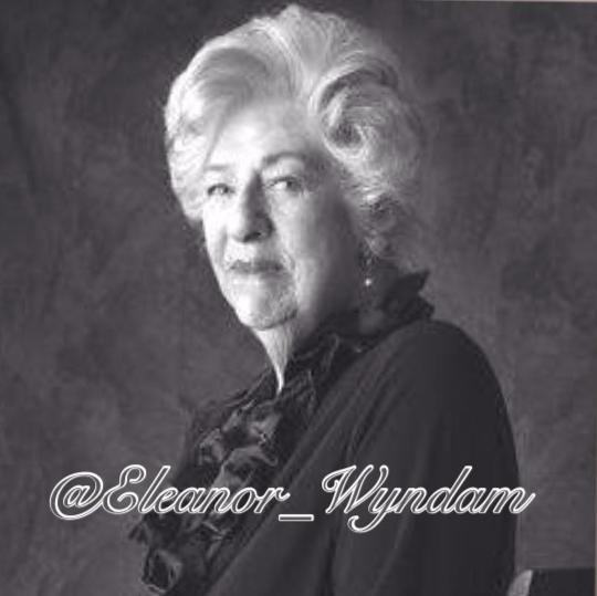 Eleanor Wyndam, late wife of the late Georffrey Wyndam-Pryce. Mother of @R_Wyndam_Pryce and grandmother to Wesley Wyndam-Pryce. Death isn't the end. #ChiMinion