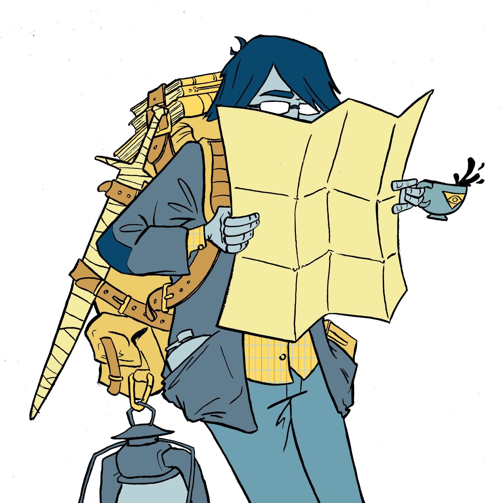 Illustrator , comic nerd, and book worm. Possibly the sasquatch. he/him