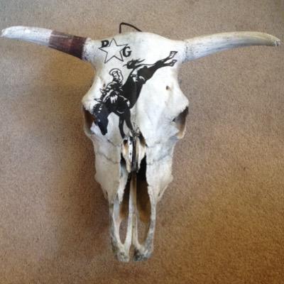 feathernboneart's profile picture. One of a kind hand painted decor. Bull skulls, Cow skulls, Bison skulls, Deer skulls, whatever your fancy!