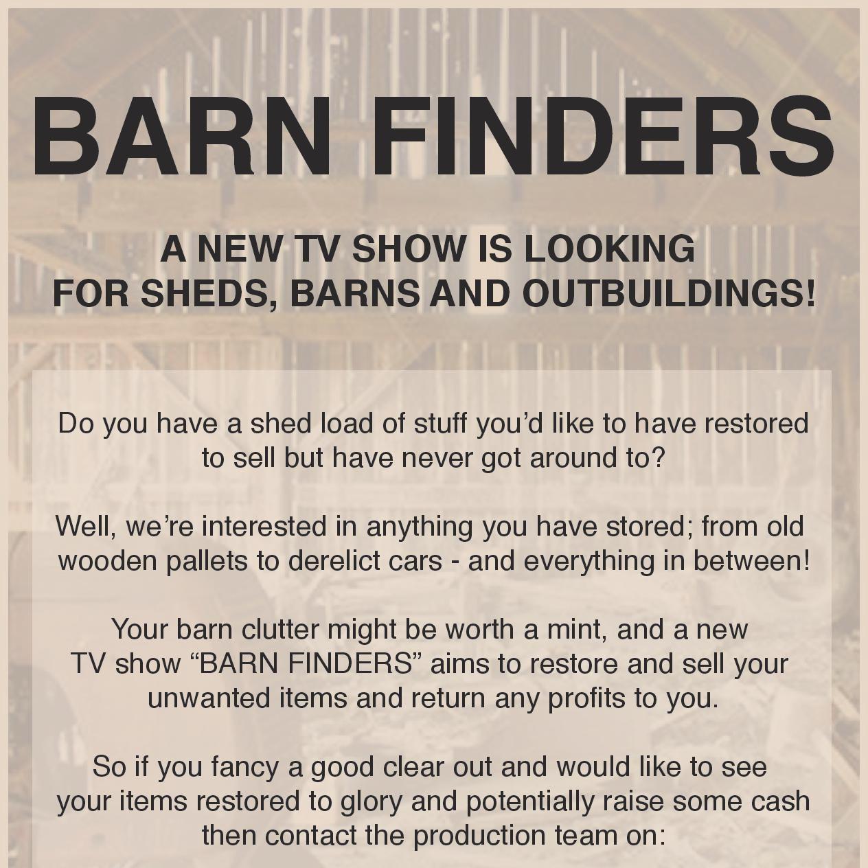 Barn Finders Casting Barnfinders Twitter