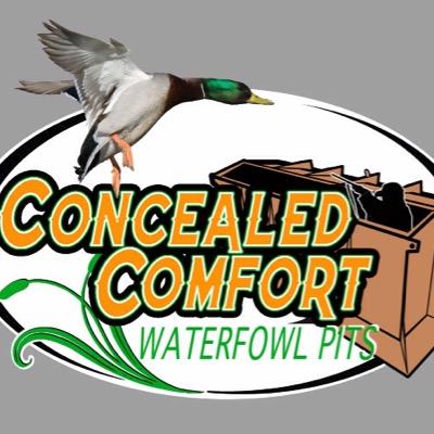 Official page of Concealed Comfort Steel Waterfowl Hunting Pits
