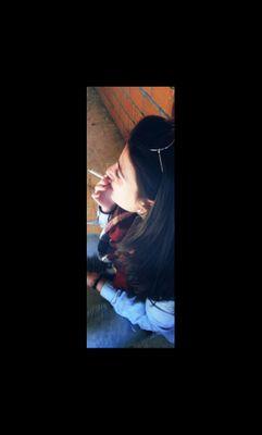 Snap →Lobiinaa. Disfrutando a sorbitos la luna llena!
