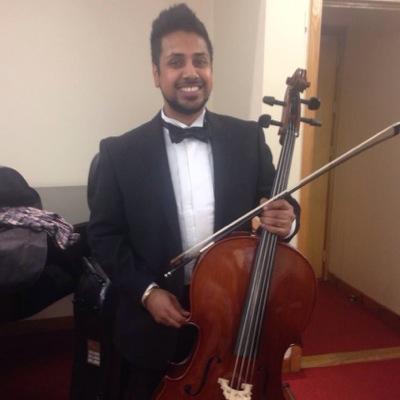 The name's Anuj. Music, Maths, Cello, Bhangra, is pretty much me summed up....