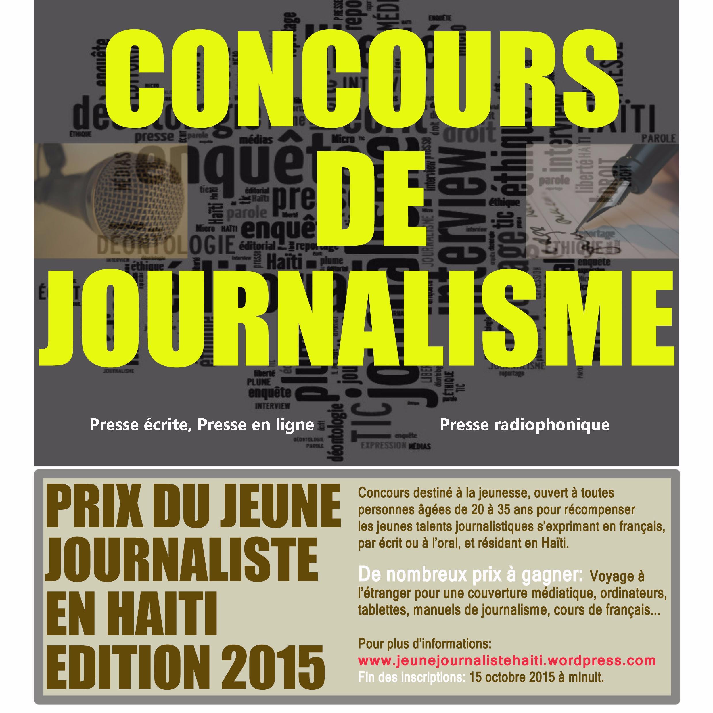 Ce Concours de Journalisme a pour but de découvrir et d’encourager des jeunes talents journalistiques s’exprimant en français tant par écrit que par oral.