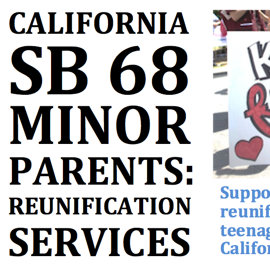 ReuniteFamilies's profile picture. Social Work Students Advocating to support SB 68 for Minor Reunification.