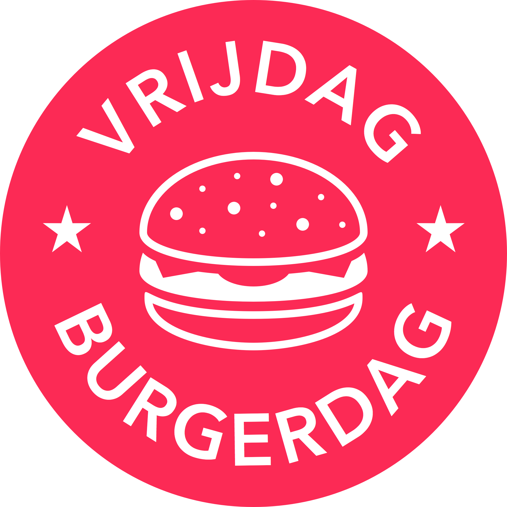 Over burgers. En dan alleen op vrijdag. Maar stiekem kun je Vrijdag Burgerdag de andere zes dagen van de week ook volgen.