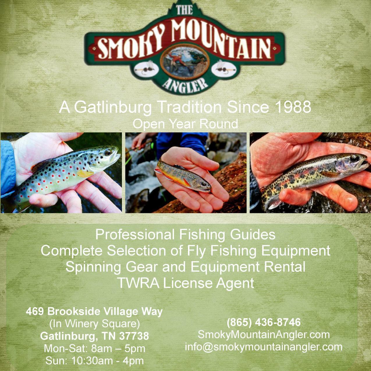 Oldest fly fishing shop in Sevier County, Tennessee. We are open year-round and specialize in fly fishing as well as trout fishing in general.