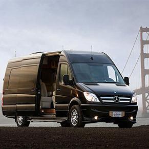 Finely-appointed, max lux 7 passenger Mercedes Sprinter limousines. Sterling service and safety standards. #WineTours #BayAreaEvents #CorporateTrave-