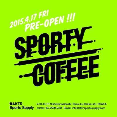 SPORTYCOFFEE's profile picture. 2015年４月、大阪心斎橋にオープンしたAKTR（アクター）初のフラッグシップストア、AKTR Sports Supply（アクタースポーツサプライ）に併設されたコーヒースタンド。 本格的なラテ、シーズナルでドリンクが登場し、“スポーツ”をキーワードにした商品も登場する。