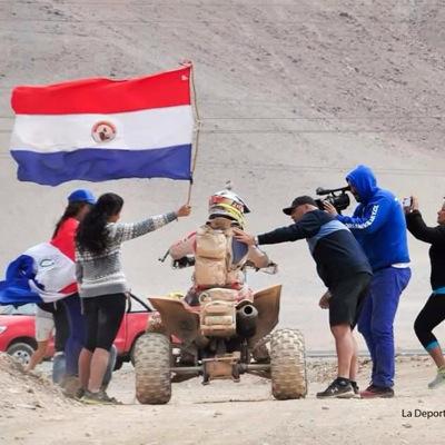 Paraguayan Rally Cross country quad rider. Dakar series -DAKAR - FIM RCC world championship #Mobil #Foxracing #leopard #Semar #SND #COP #TACPY #FEPAM #SENATUR