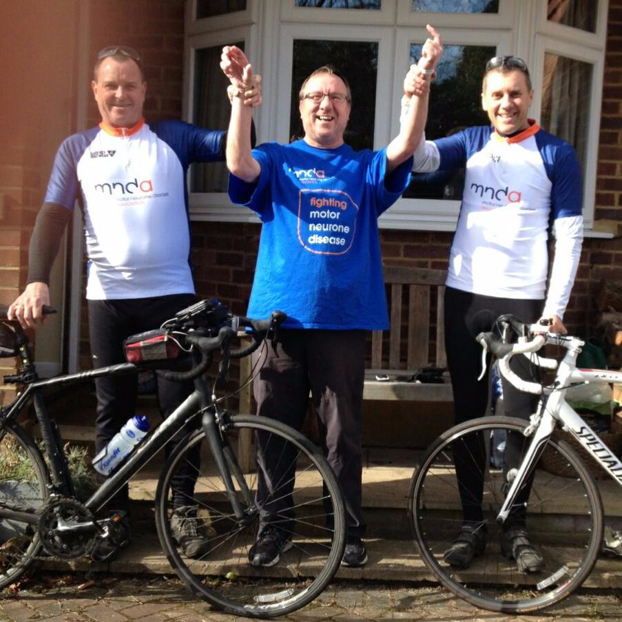 From April 10 – 28, 2015 Andy Cook and Howard Fine cycled 1700 miles from the Wirral to Mojacar to raise funds for the Motor Neurone Disease Association.