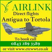 Direct flights Antigua to Tortola