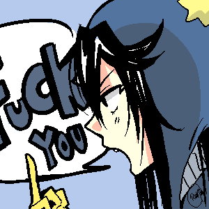 ❝ Let my fucking program alone , you bitch. ❞ — a progammer and a barmaid of nothing. @Brontophobics 's twin. #SongBased