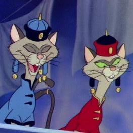 The Twin Cats of China Town. The ones to come to when you need something black market style. #ChipandDalesRescueRangers #RP