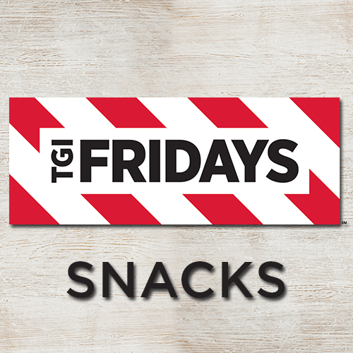 Official page of TGI Friday's Salty Snacks including Potato Skins, Mozzarella Sticks, Buffalo Sticks, etc. found in stores worldwide.