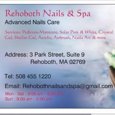 508 455 1220 Rehoboth, Massachusetts ! The best Nails Salon in town ! We welcome Walk-ins !