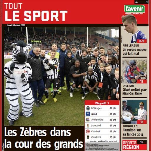 Flux d'informations en provenance de @lavenir_sport