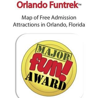 Map-App of FREE Admission Attractions in Orlando, Florida