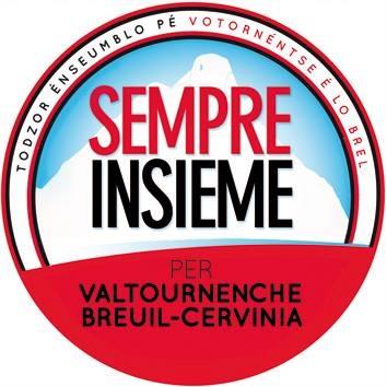 Sempre Insieme per Valtournenche - Breuil Cervinia // #sempreinsieme Sindaco @DCamaschella - Vice sindaco @GiuseppeJoe1956 - @LucaFerrari_VdA - @MBrunodet